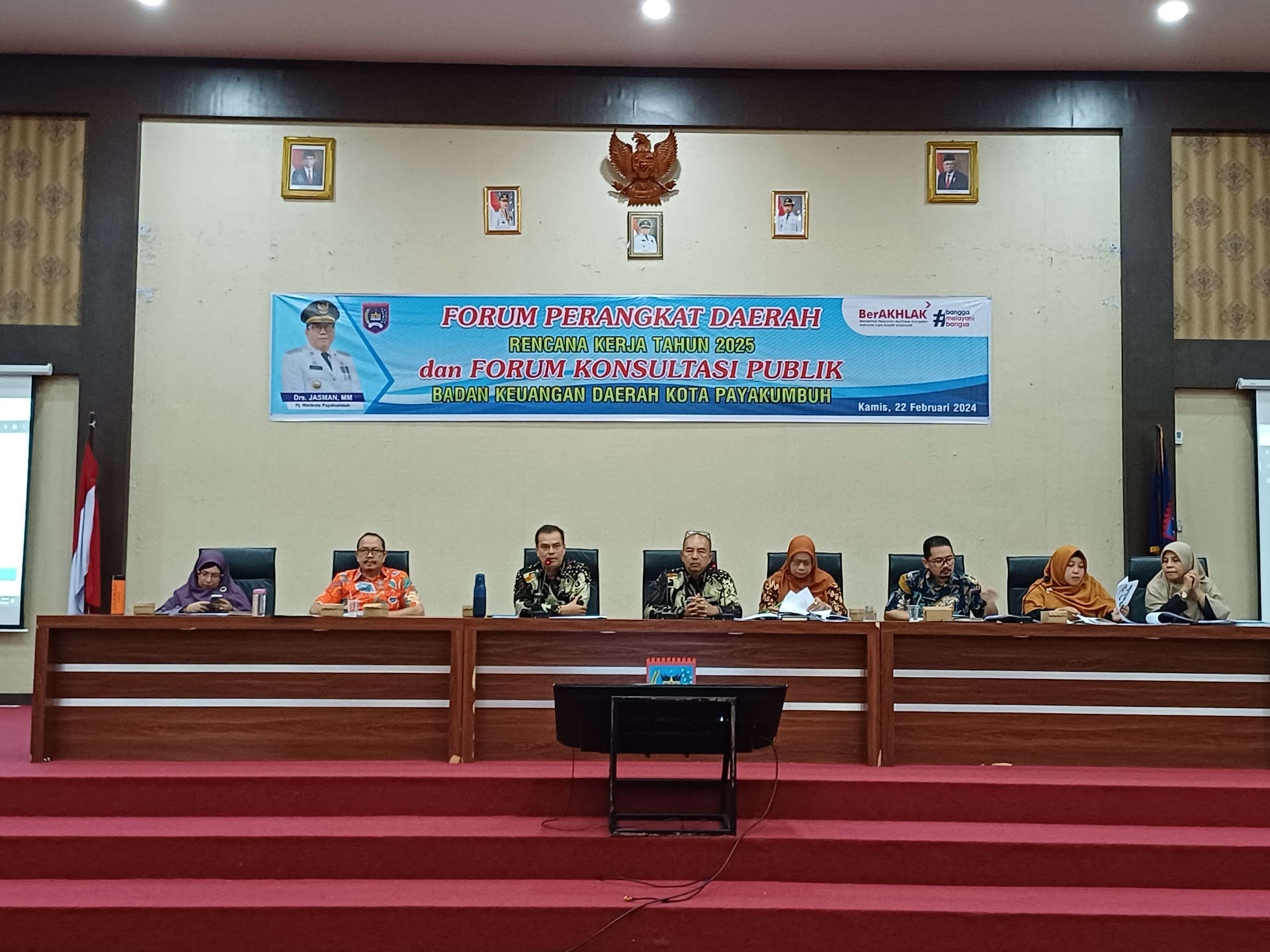 BKD Menyelenggarakan Kegiatan Forum Perangkat Daerah dan Konsultasi Publik