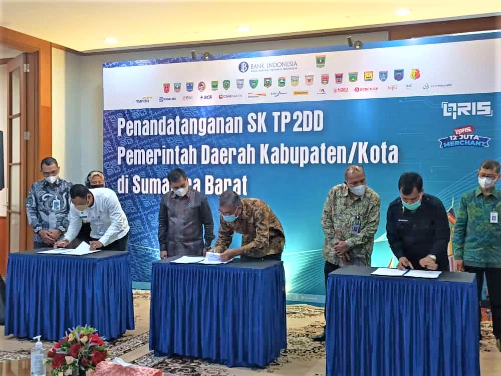 Walikota Payakumbuh Lakukan Penandatanganan TP2DD Bersama Perwakilan BI Sumbar